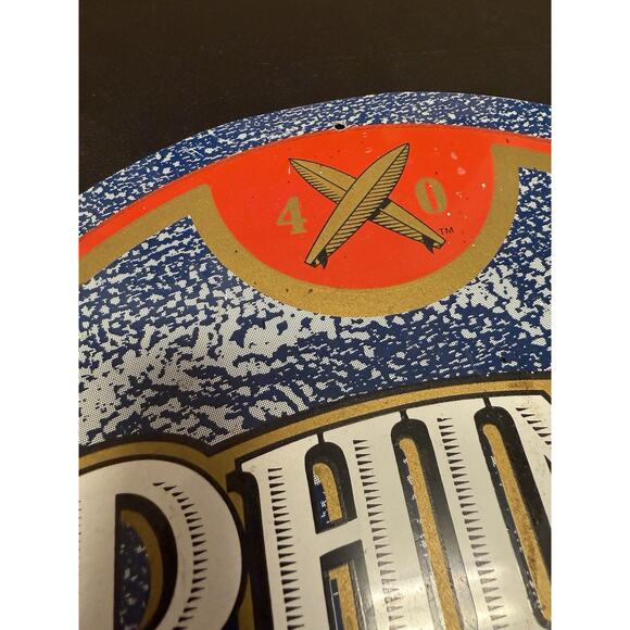 Rhino Chasers Handcrafted Beer & Ales 1996 Tin Beer Sign Vintage Beer Sign - Picture 5 of 10